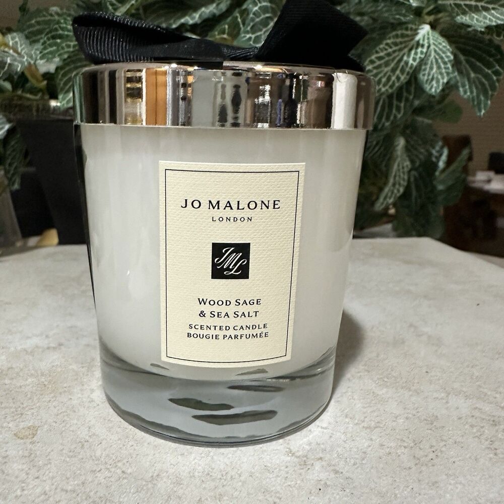 Jo Malone London Bougie 200g Candle W/Bow Wood Sage & Sea Salt
